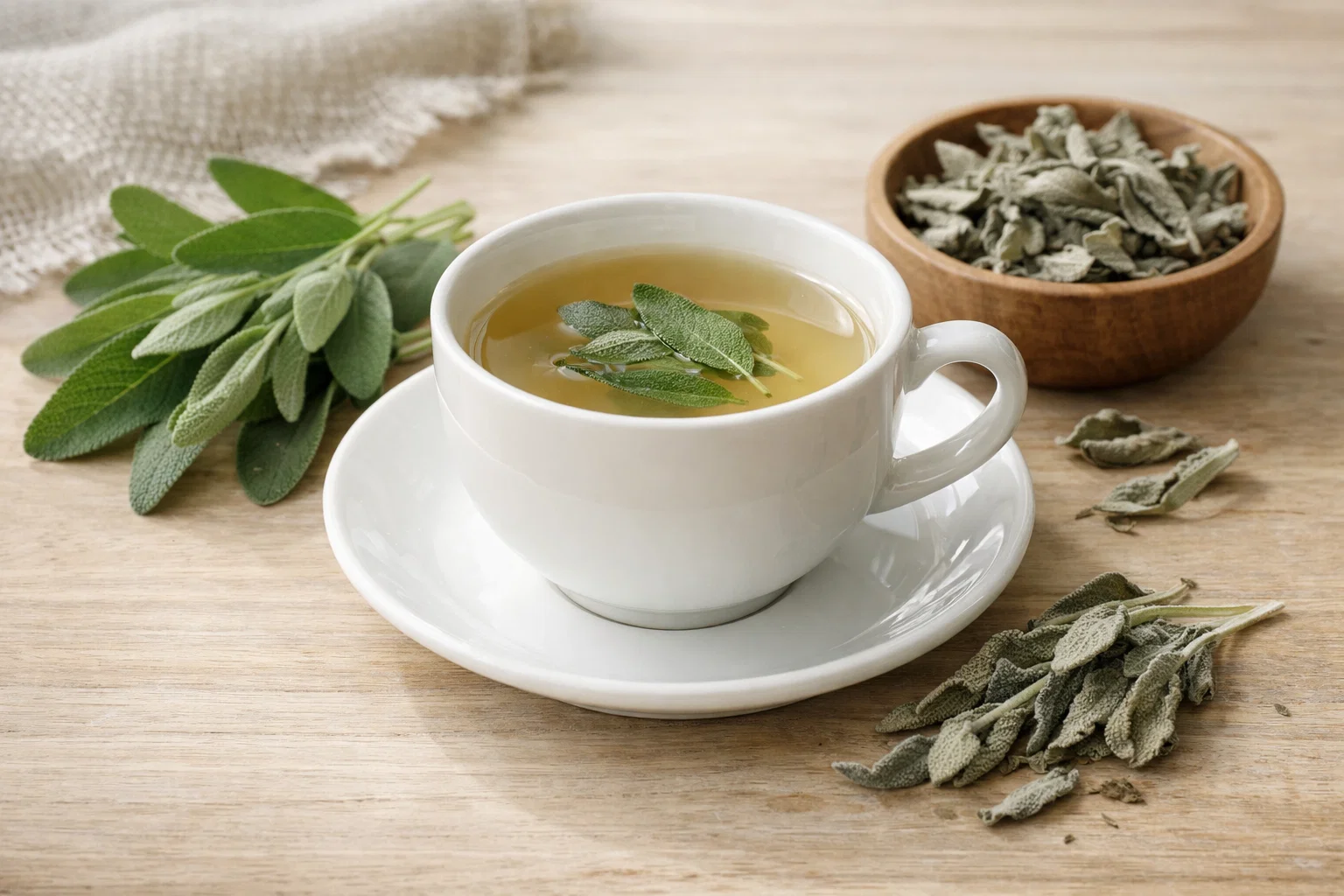 Herbata z szałwii – napar z liści Salvia officinalis