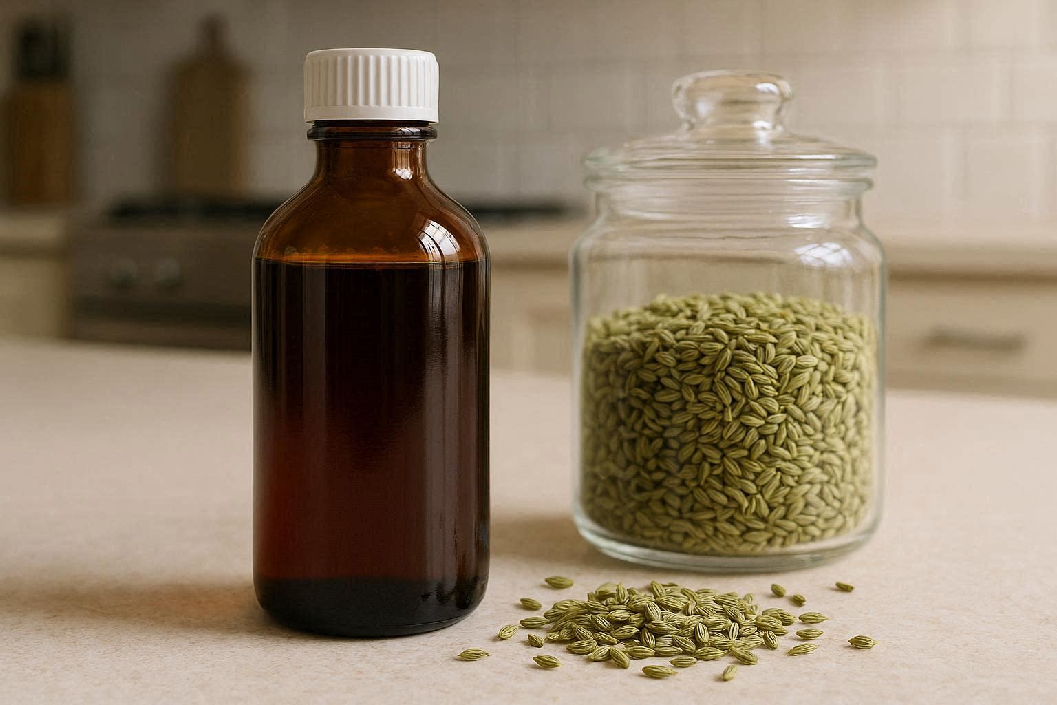 Syrop na kaszel z ekstraktem z anyżu.